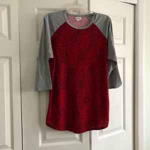 GUC LLR randy top w rose print